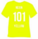 Poli-flex Flock tubitherm 101 neon yello...